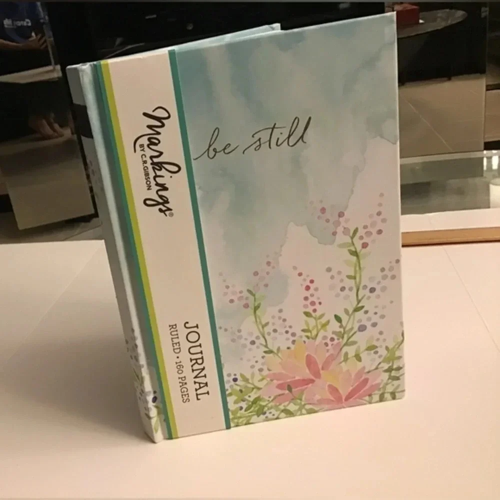 “Be Still” Floral Journal